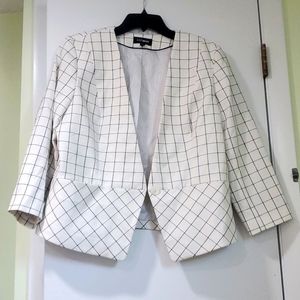 Checkered blazer